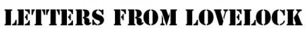 www.lettersfromlovelock.com Logo